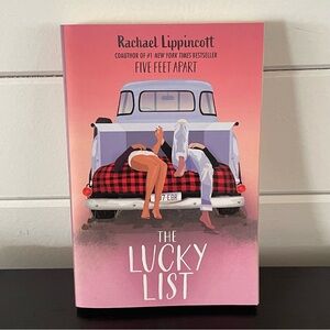 $10 SALE The Lucky List Paperback Fiction Book Rachael Lippincott Teen Adult